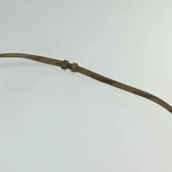 BALENCIAGA Chain Le Cagoule Mini Shoulder Bag Leather Beige Silver Auth bs27430 - Picture 12 of 16